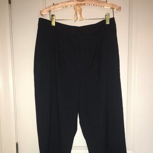 Zara Pinstripe Cropped Trousers